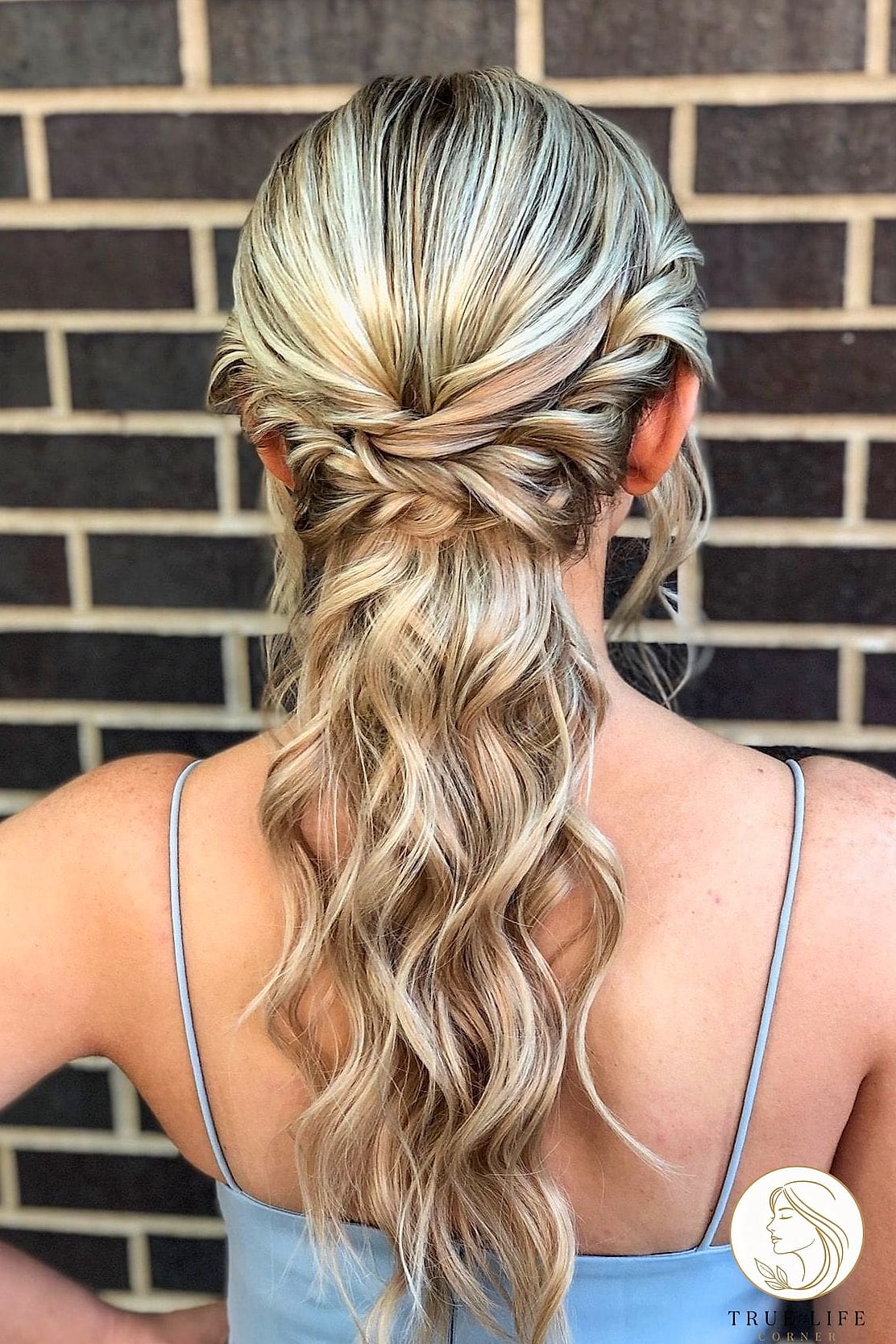 Sleek Low Ponytail With a Wrapped Base