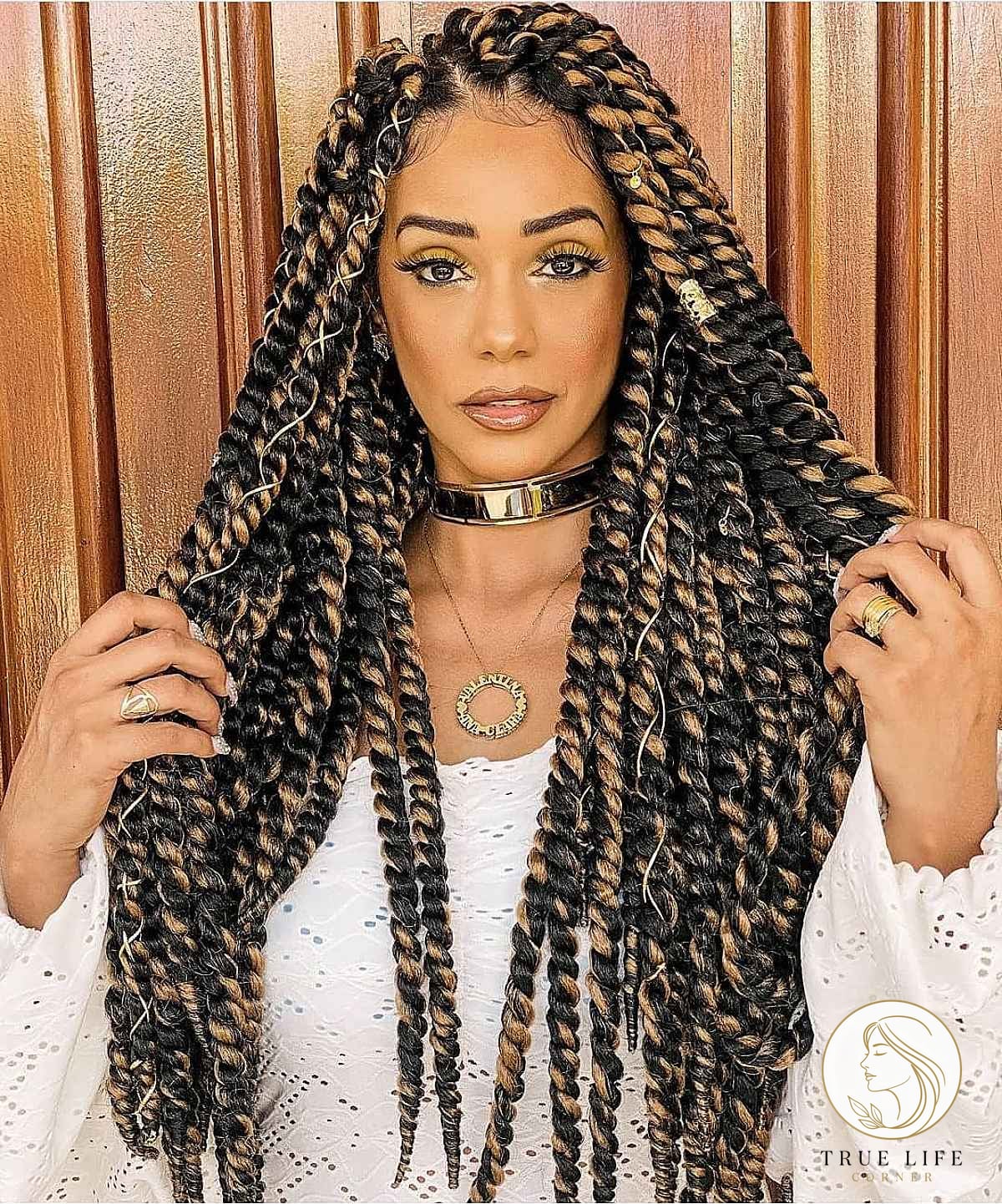 22 Twist Braid Hairstyles to Save Before They Blow Up 2 Stunning Twist Senegalese Braids
