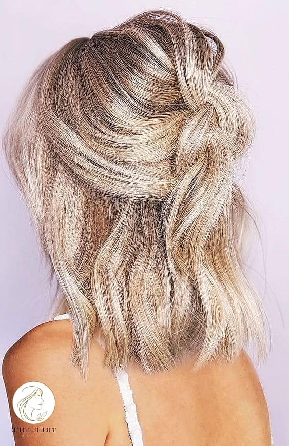 Textured Low Bun With Face-Framing Pieces