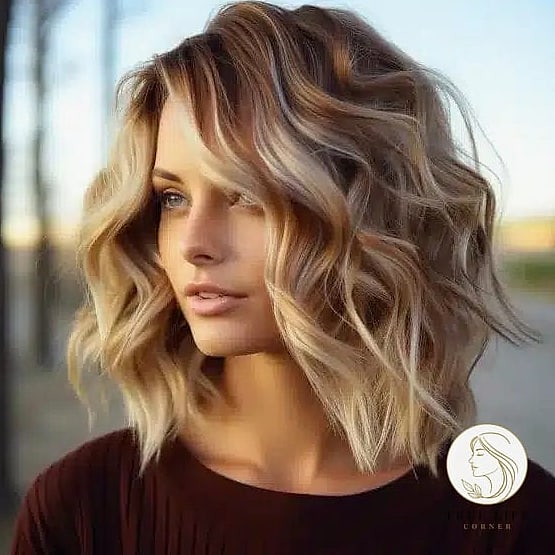 18 Cute Hairstyles For Medium Hair Perfect for Your Next Salon Appointment 16 Tousled Waves With Volume at the Crown