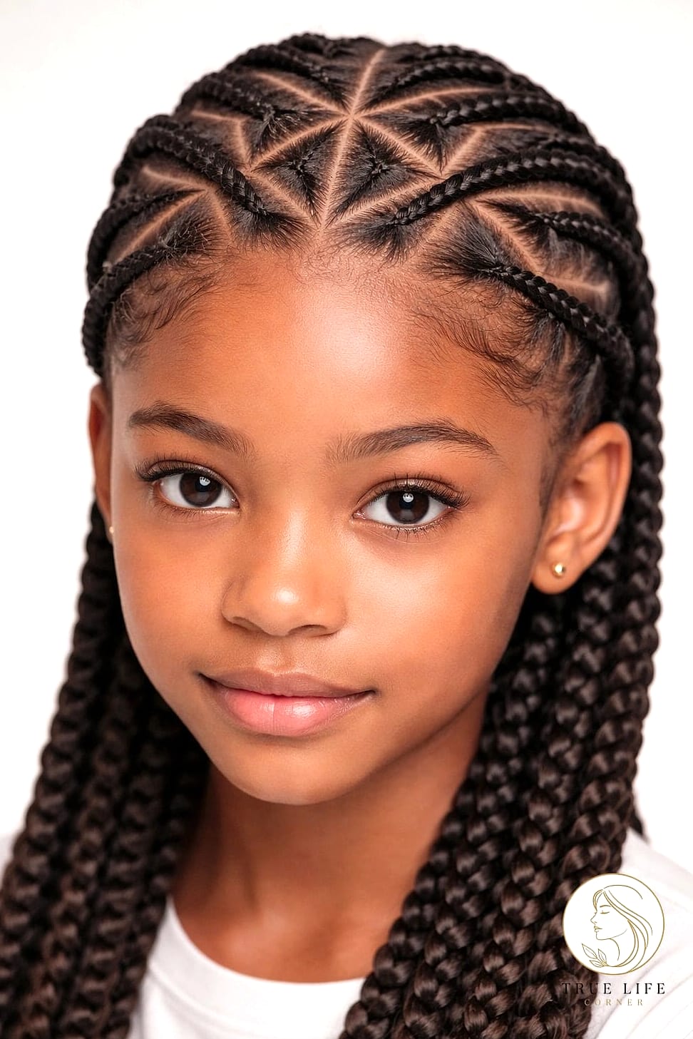 Triangle Part Cornrows