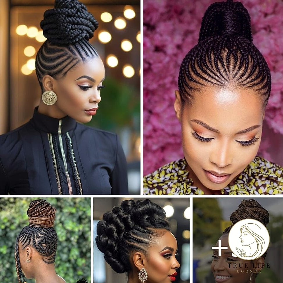 22 Twist Braid Hairstyles to Save Before They Blow Up 18 Twist Braid Updo with a Braided Bun