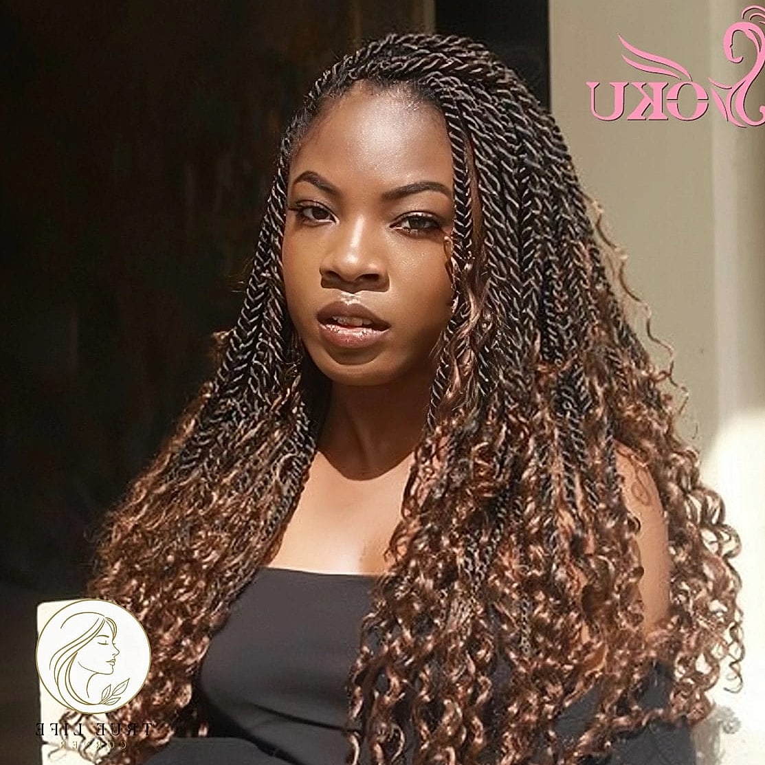 22 Twist Braid Hairstyles to Save Before They Blow Up 20 Twist Braids with Curly Ends