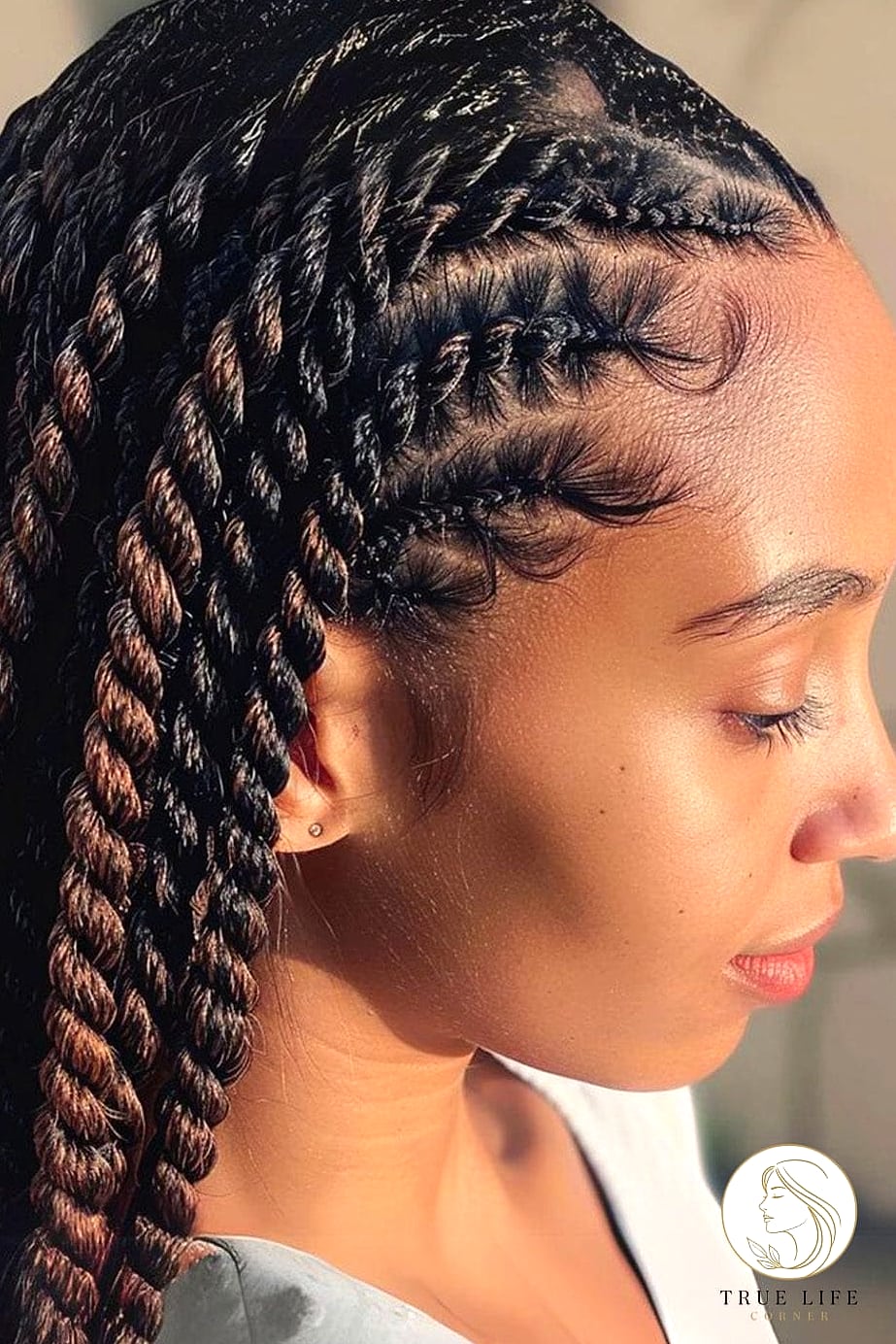 22 Twist Braid Hairstyles to Save Before They Blow Up 23 Twist Braids with Face-Framing Curls