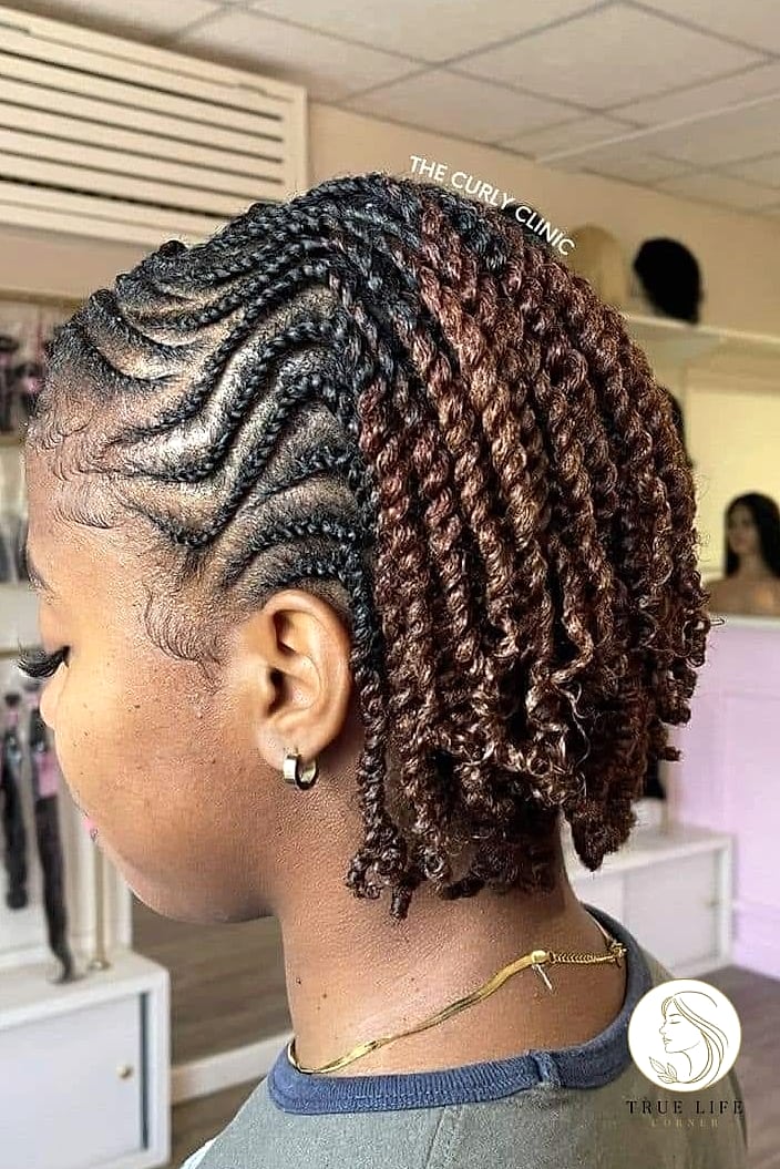 27 Side Braid Hairstyles Everyone Is Pinning Right Now 28 Two-Strand Twist Side Braid