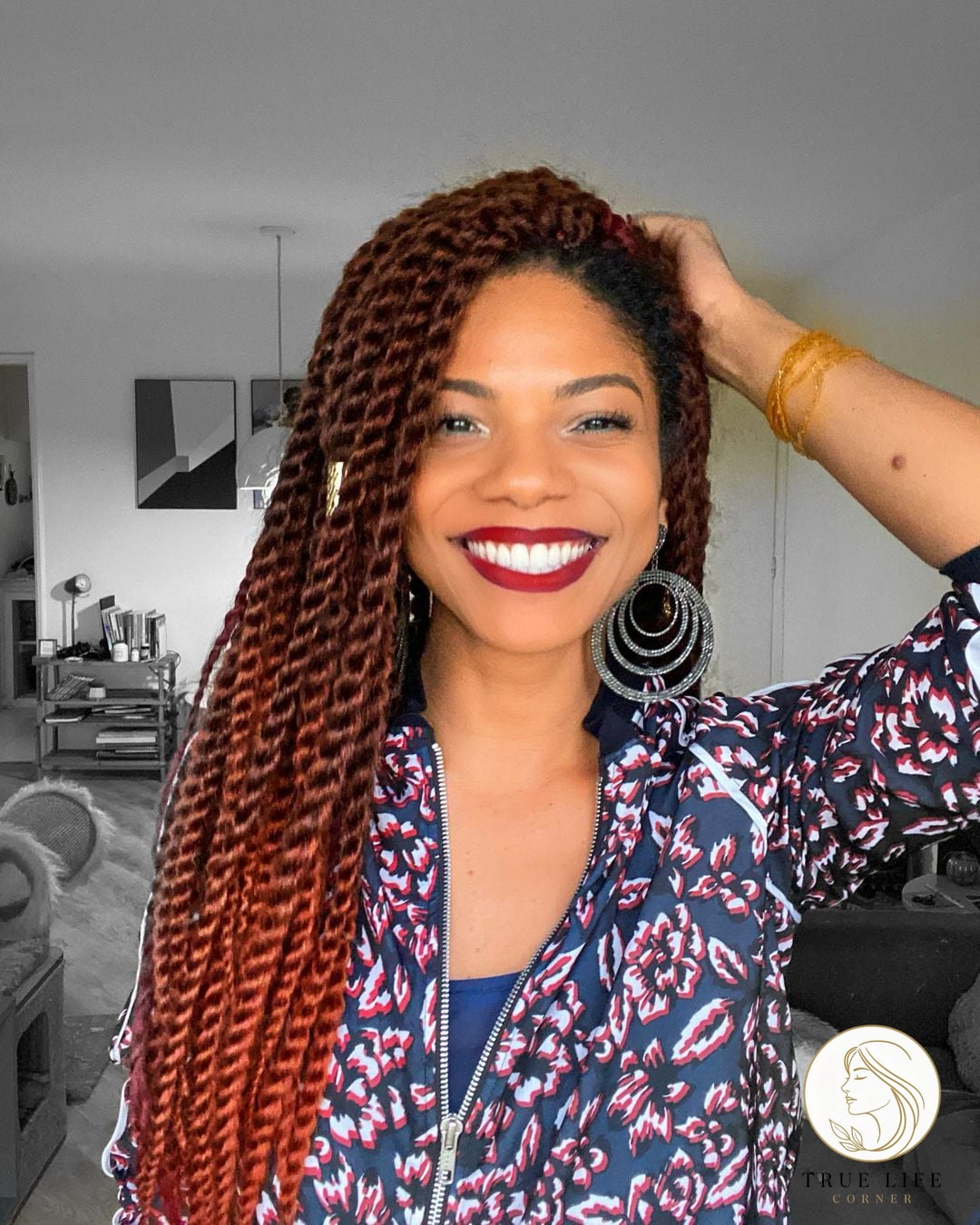 22 Twist Braid Hairstyles to Save Before They Blow Up 3 Unique Mambo Twist Braids