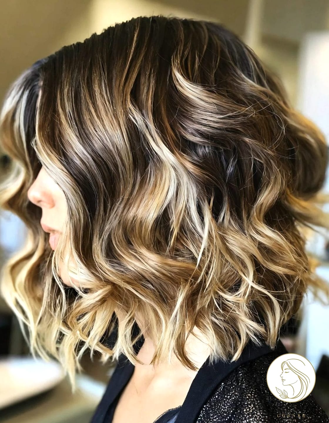 Wavy Lob-Inspired Layers on Long Hair